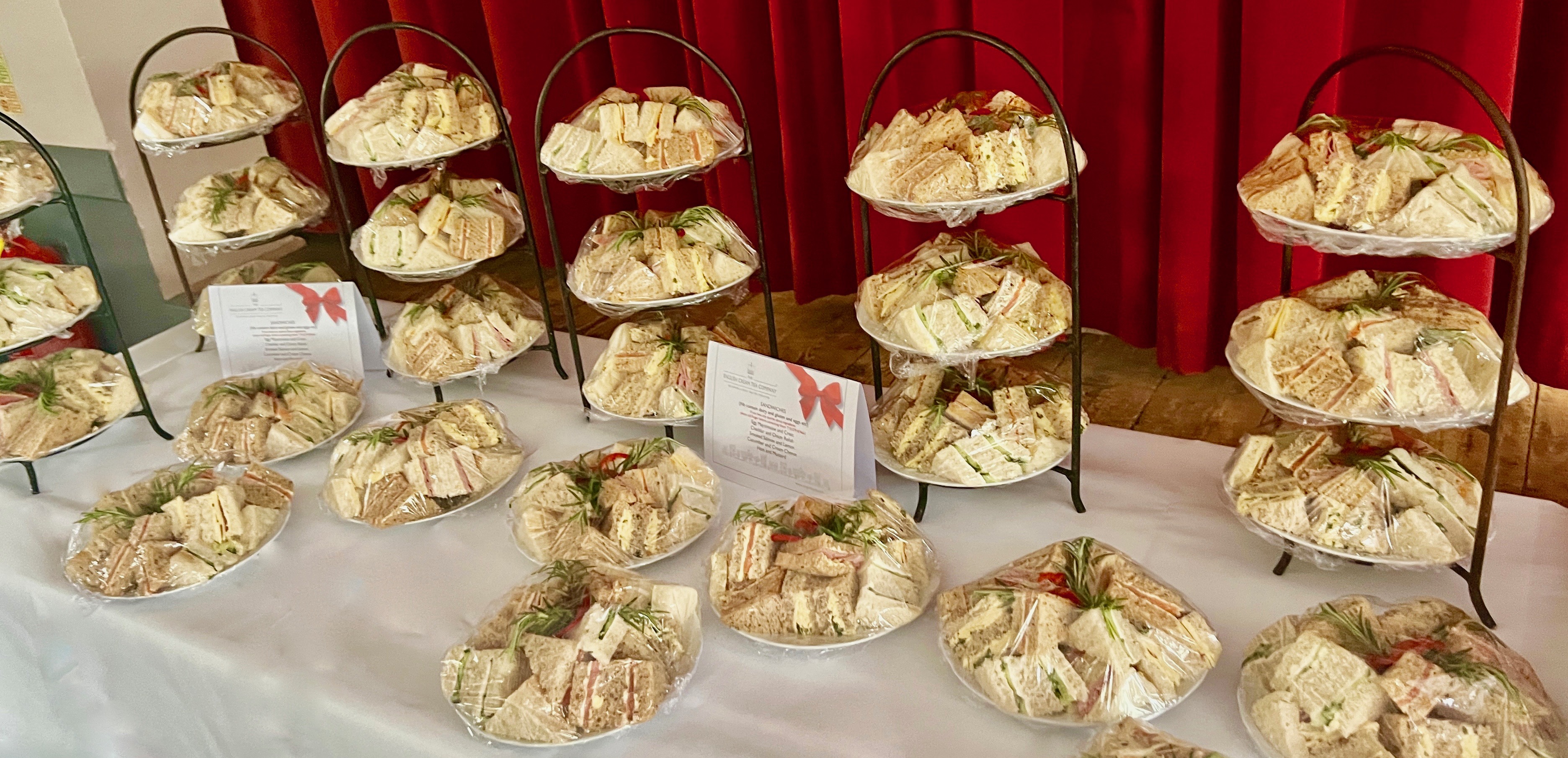Funeral Finger Food in Villate Hall